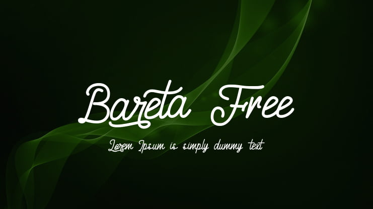 Bareta Free Font