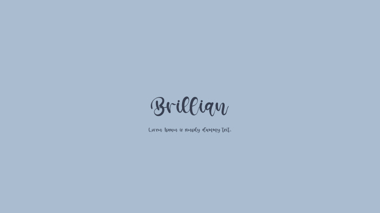 Brillian Font Family