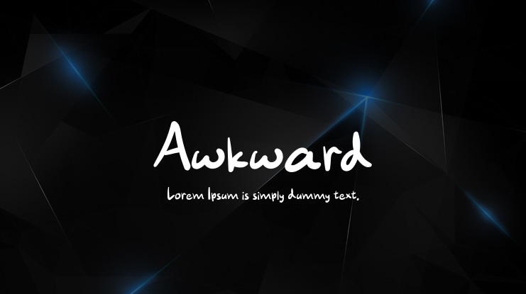 Awkward Font