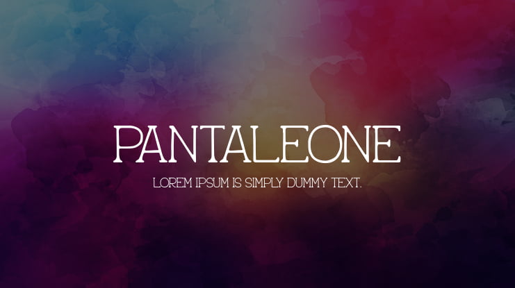 Pantaleone Font Family