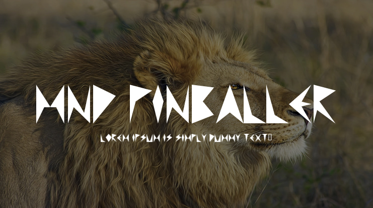 MND Pinballer Font Family