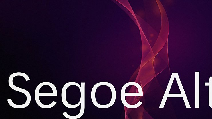 Segoe Alt Font Family