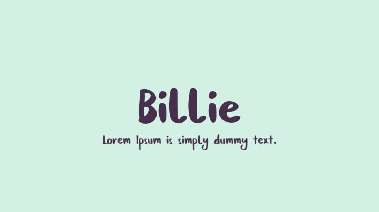 Billie Font