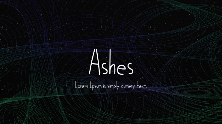 Ashes Font