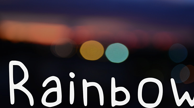 Rainbow Font