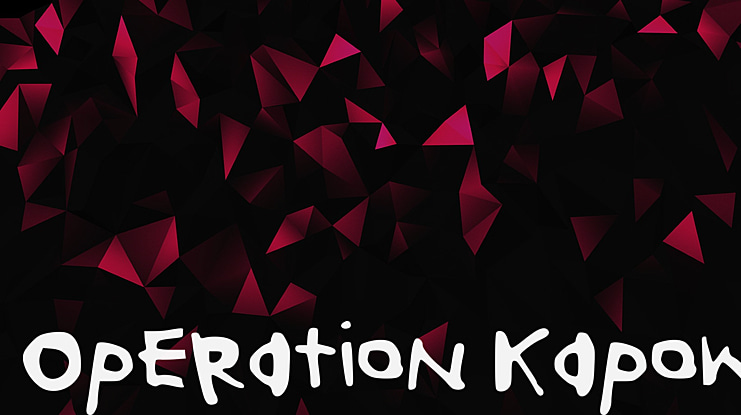 Operation Kapow Font