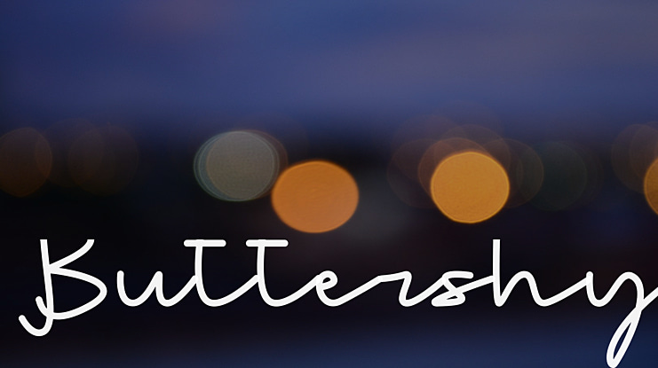 Buttershy Font