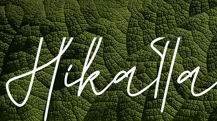 Hikatta Font