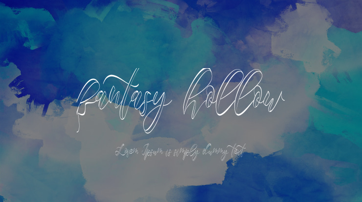fantasy hollow Font