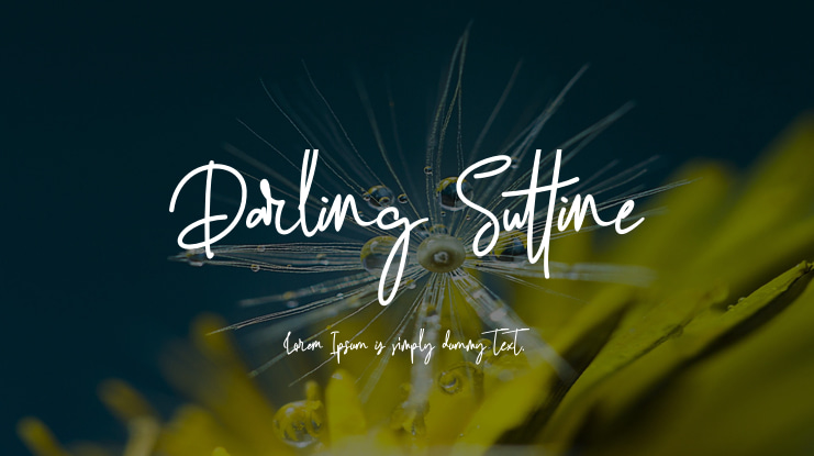 Darling Suttine Font
