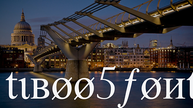 Tiboo 5 font