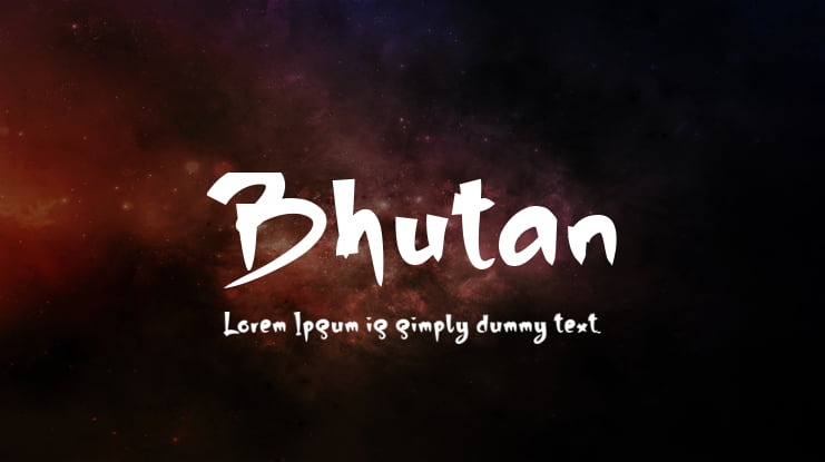 Bhutan Font Family