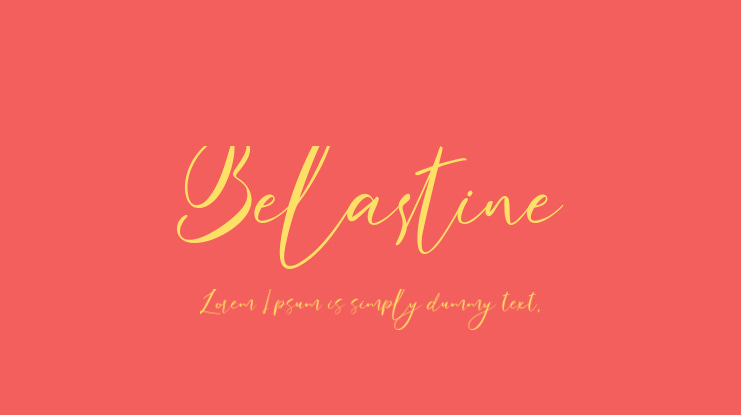 Belastine Font Family