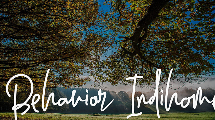 Behavior Indihome Font