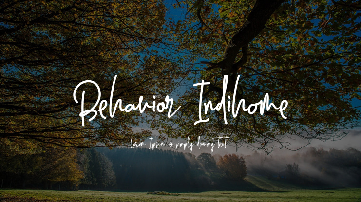 Behavior Indihome Font