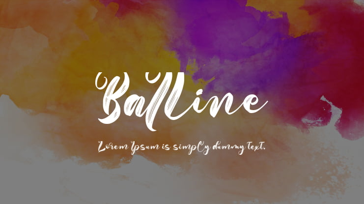 Balline Font Family