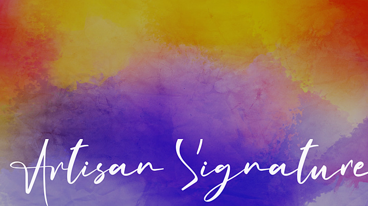 Artisan Signature Font Family