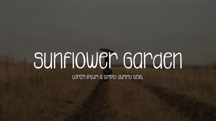 Sunflower Garden Font