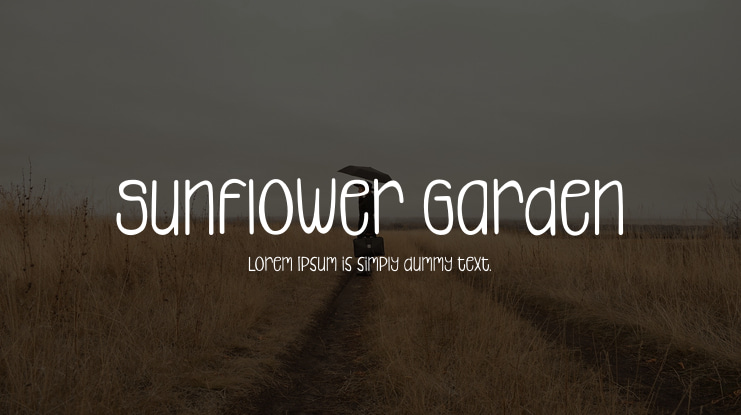 Sunflower Garden Font