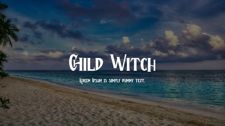 Child Witch Font