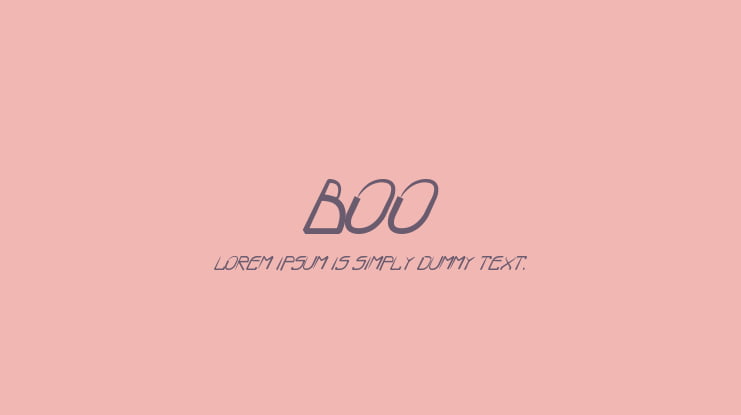 Boo Font
