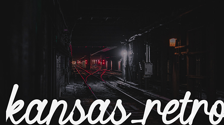kansas_retro Font