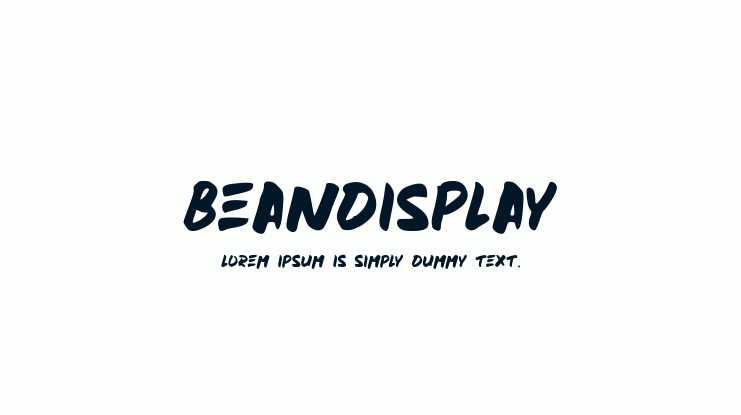beandisplay Font