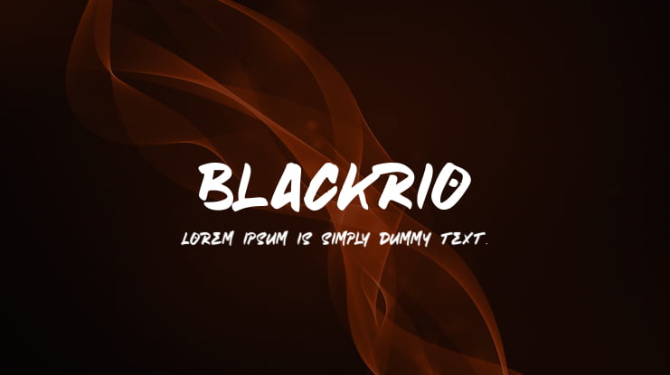 blackrio Font