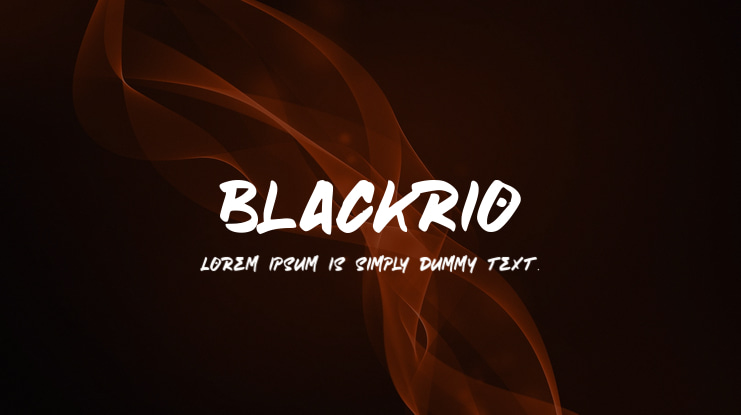 blackrio Font