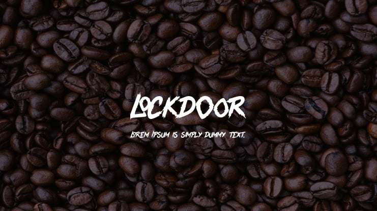 Lockdoor Font