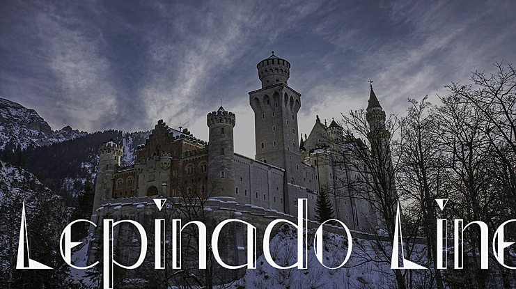 Lepinado Line Font