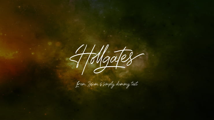 Hollgates Font