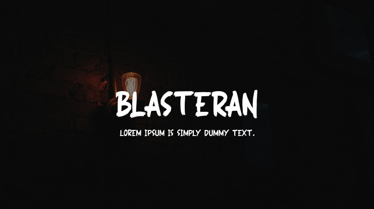 BLASTERAN Font