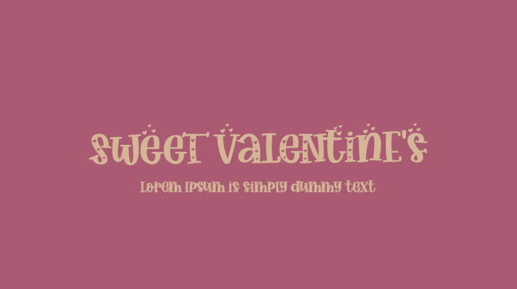 SweetValentines Font