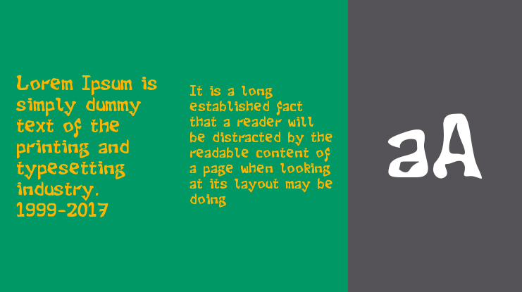 Evil Green Plant Font