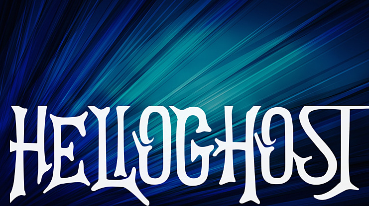 HELLOGHOST Font