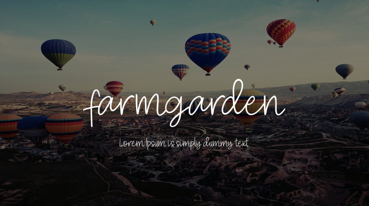 farmgarden Font