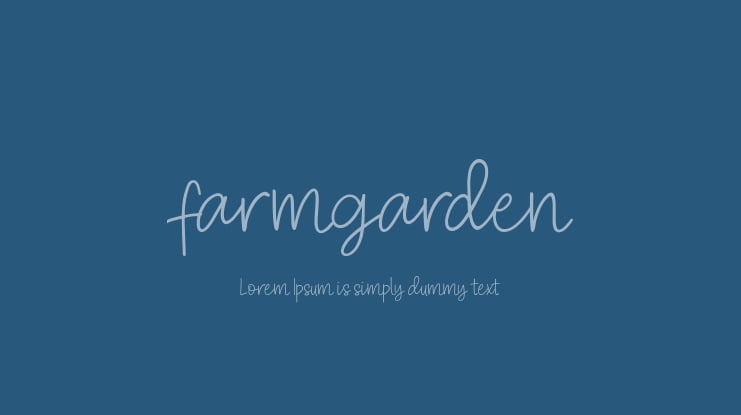farmgarden Font
