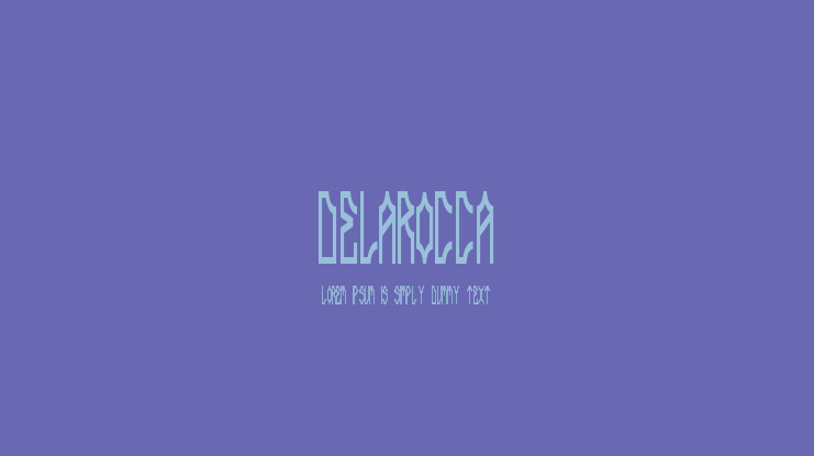 Delarocca Font