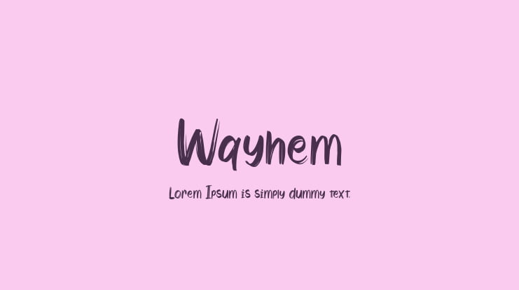 Wayhem Font