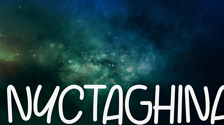 Nyctaghina Font