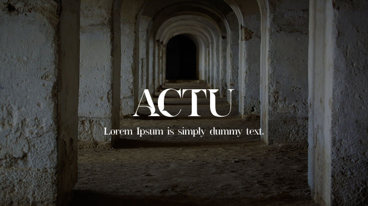 Actu Font