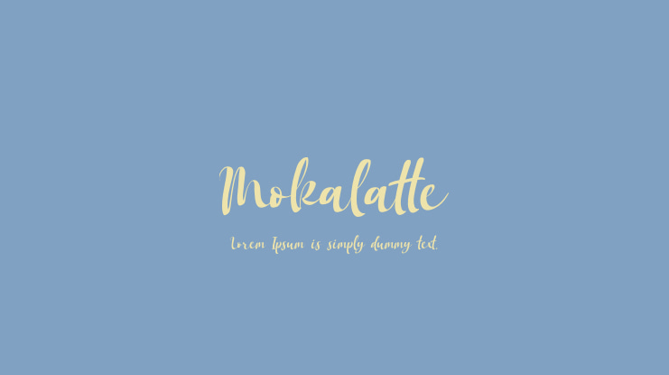 Mokalatte Font