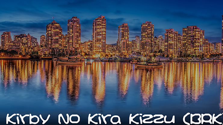 Kirby No Kira Kizzu Font