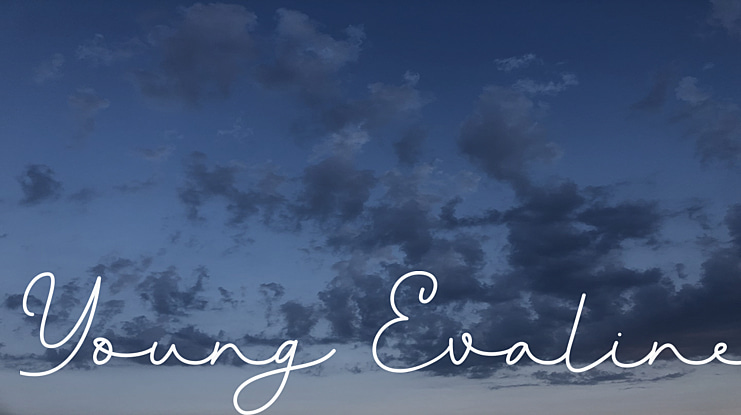 Young Evaline Font