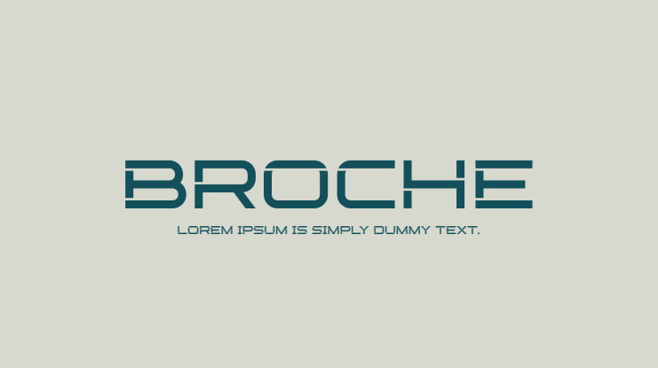 Broche Font