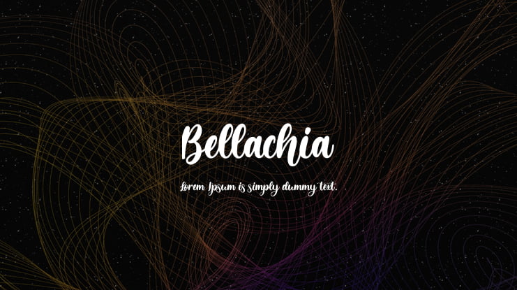 Bellachia Font