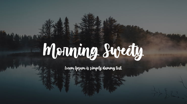 Morning Sweety Font