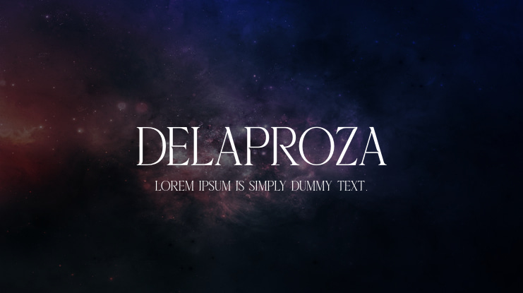 Delaproza Font