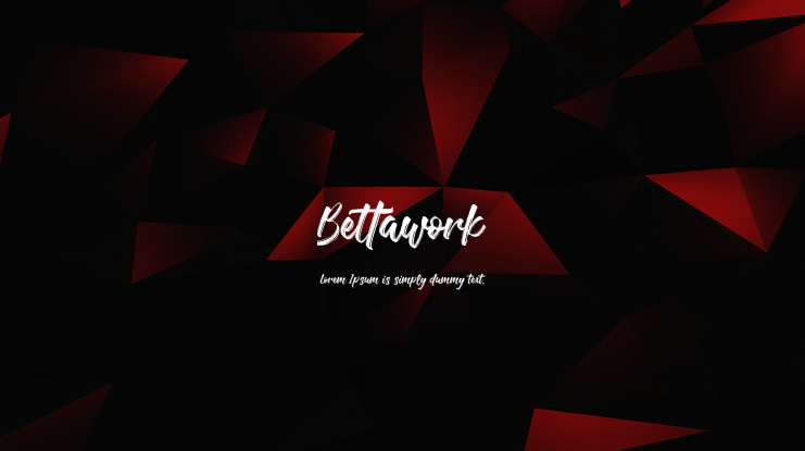 Bettawork Font